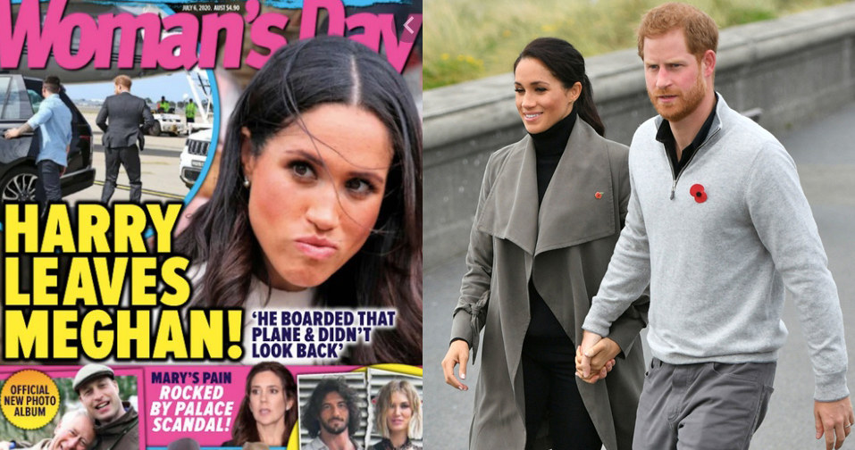 "Harry zostawił Meghan" - donosi australijski brukowiec /materiał zewnętrzny