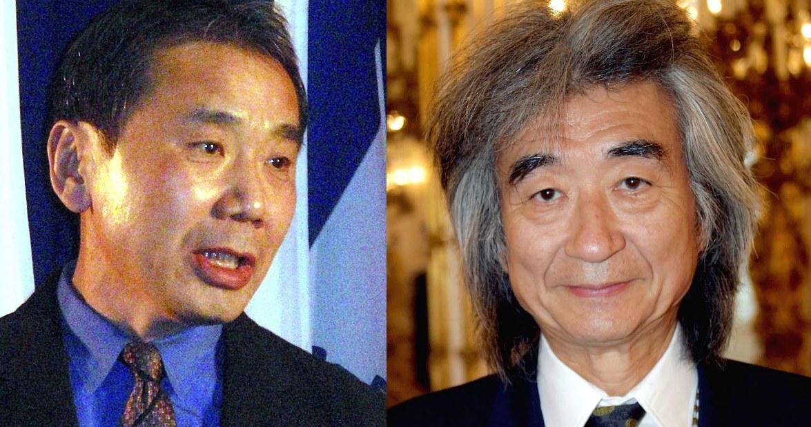 Haruki Murakami i Seiji Ozawa, fot. Wikipedia/Britannica /materiały prasowe