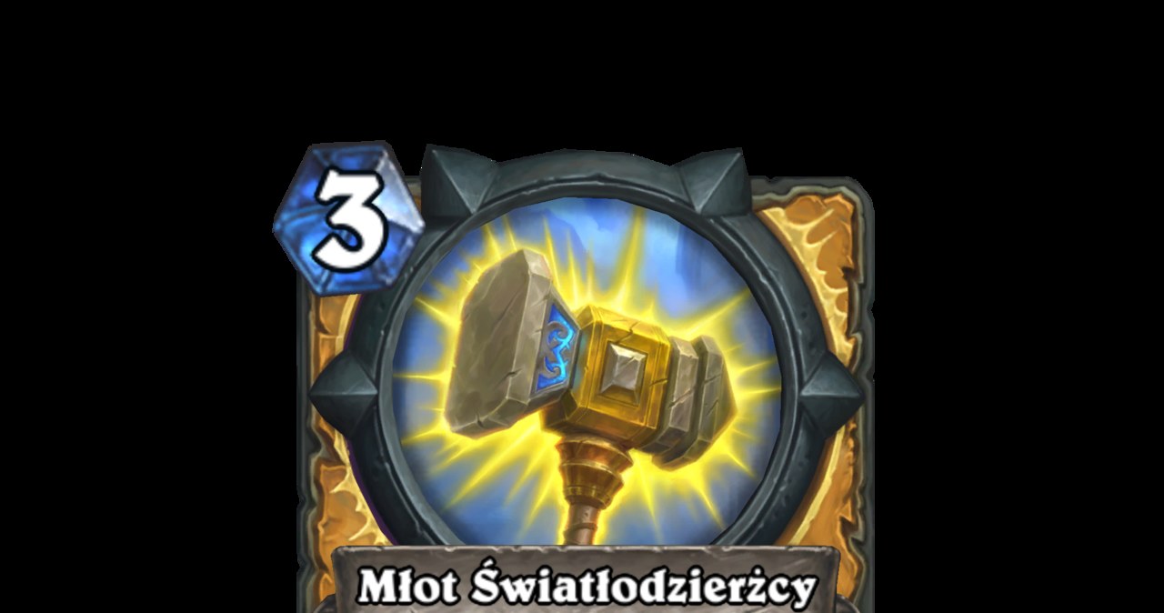 Hearthstone - karta Młot Światłodzierżcy /materiały prasowe