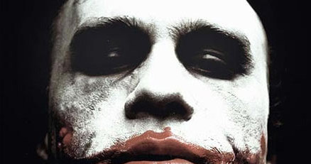 Heath Ledger jako Joker w "The Dark Knight" /