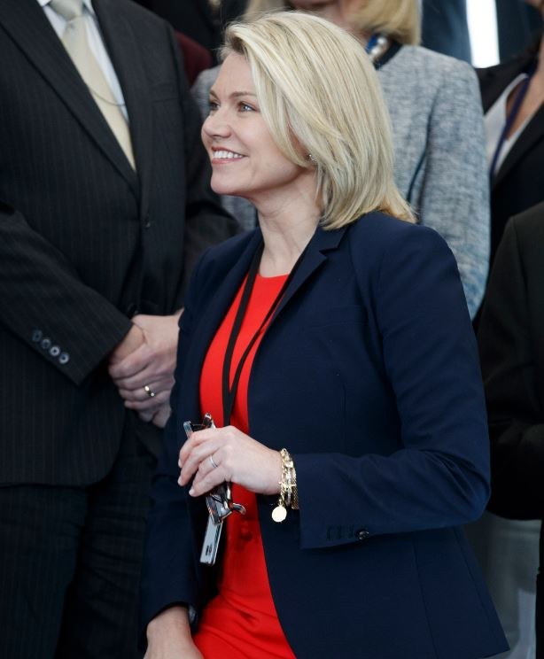 Heather Nauert, w grudniu została nominowana przez prezydenta USA Donalda Trumpa na ambasadora Stanów Zjednoczonych /SHAWN THEW    /PAP/EPA