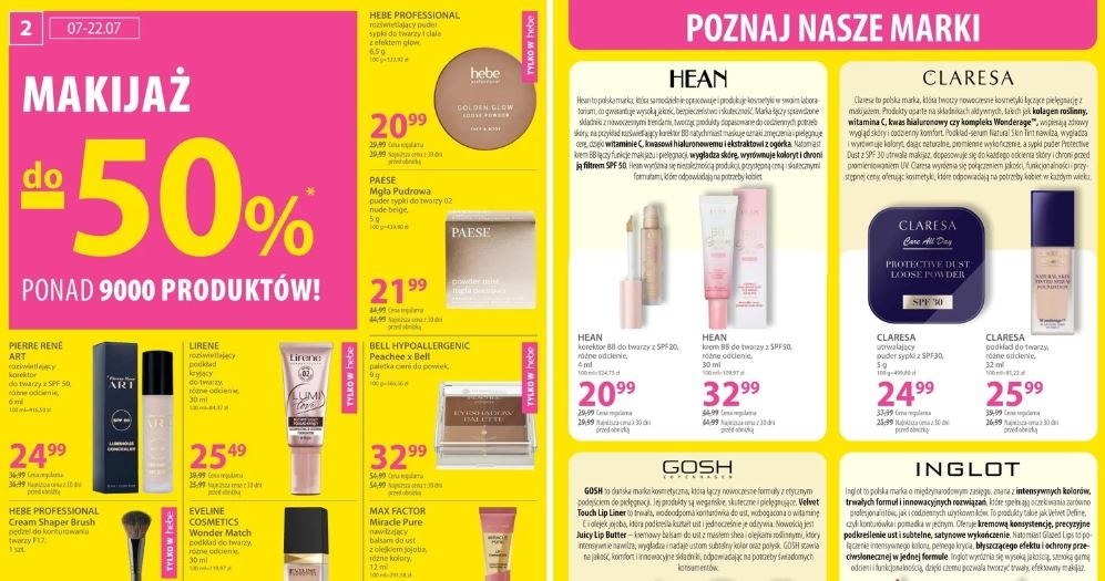 Hebe oferuje nowe promocje na kosmetyki! /Hebe /INTERIA.PL