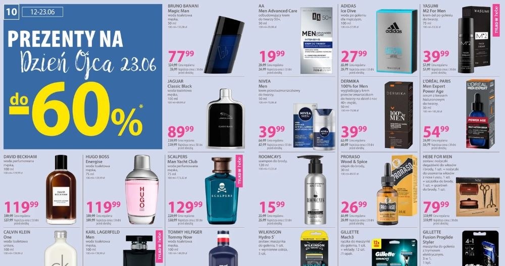 Hebe oferuje promocje na Dzień Ojca! /Hebe /INTERIA.PL