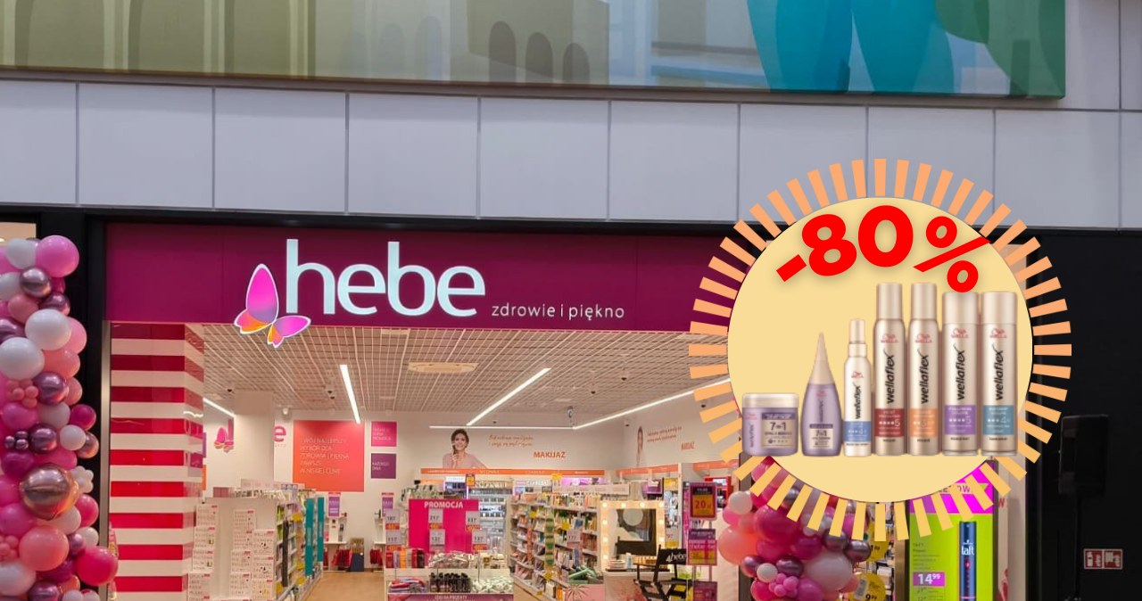 Hebe z ogromną zniżką – drugi produkt 80% taniej! /Canva Pro /INTERIA.PL