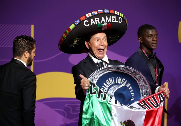 Hector Chavez "Caramelo" - wielki kibic reprezentacji Meksyku /Igor Kralj/PIXSELL  /PAP/EPA