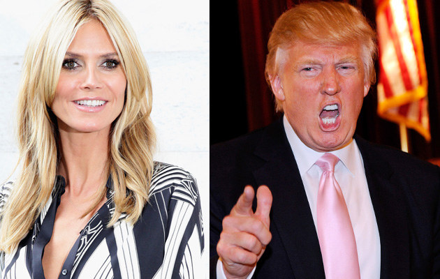 Heidi Klum i Donald Trump chyba się nie lubią! /- /Getty Images