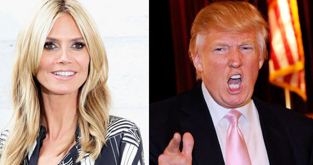 Heidi Klum i Donald Trump chyba się nie lubią! /- /Getty Images