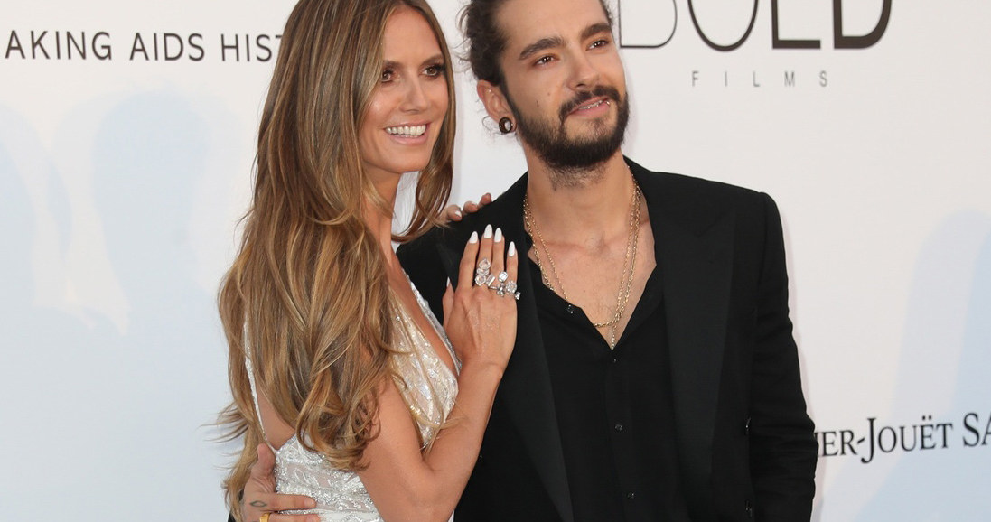 Heidi Klum i Tom Kaulitz na gali amfAR /East News