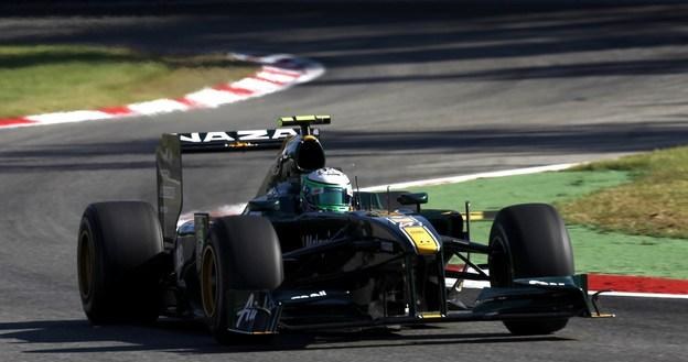 Heikki Kovalainen w bolidzie Lotusa /AFP