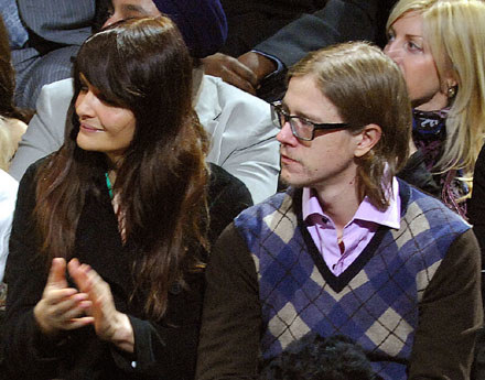 Helena Christensen i Paul Banks fot. Rob Loud /Getty Images/Flash Press Media