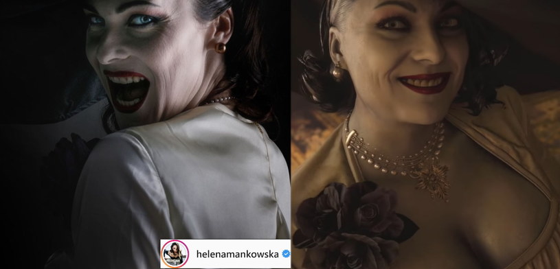 Helena Mańkowska w roli Lady Dimitrescu /materiały źródłowe