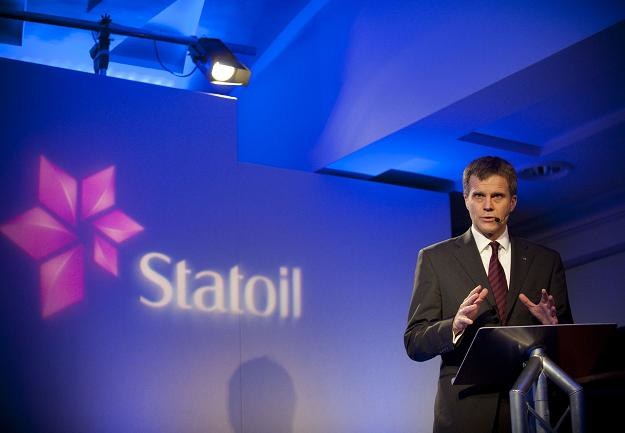 Helge Lund, prezes Statoila /AFP