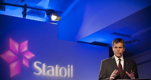 Helge Lund, prezes Statoila /AFP