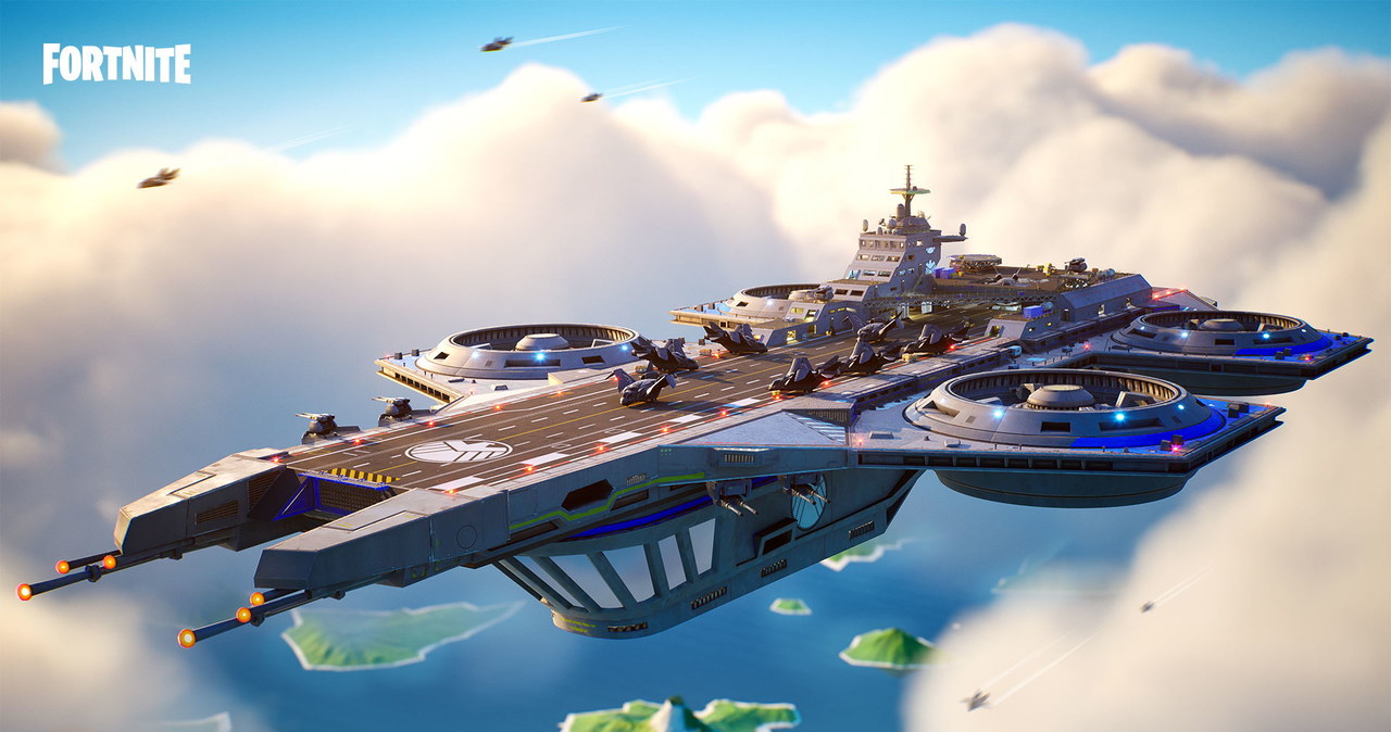 Helicarrier w grze Fortnite /materiały prasowe