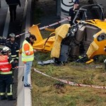 Helikopter rozbił się na autostradzie w Madrycie. Trzy osoby ranne