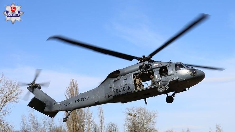 Helikopter S-70i Black Hawk /Policja Lubelska /Policja
