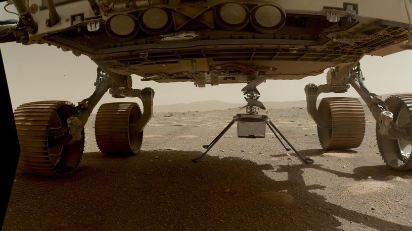 Helikopter umieszczony na Marsie /NASA