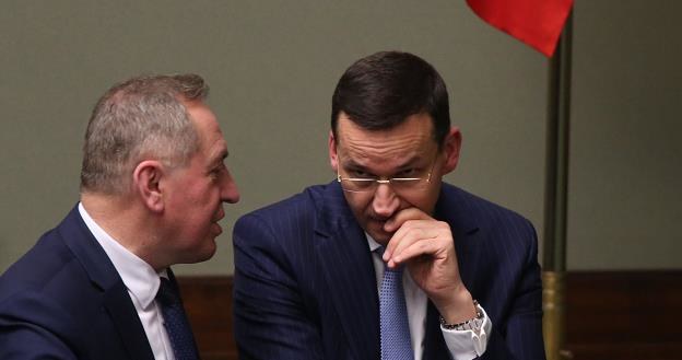 Henryk Kowalczyk (L) i Mateusz Morawiecki. Fot. Sławomir Kamiński /AGENCJA GAZETA
