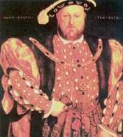 Henryk VIII, król Anglii, obraz Hansa Holbeina Młodszego, 1540 /Encyklopedia Internautica