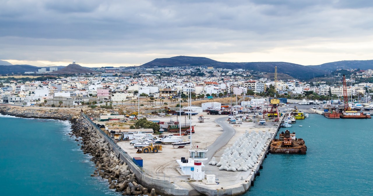 Heraklion na Krecie - port towarowy /123RF/PICSEL