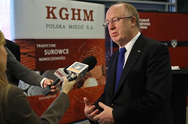Herbert Wirth, prezes KGHM Polska Miedź /PAP