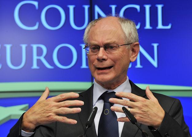 Herman Van Rompuy, przewodniczący Rady Europejskiej /AFP