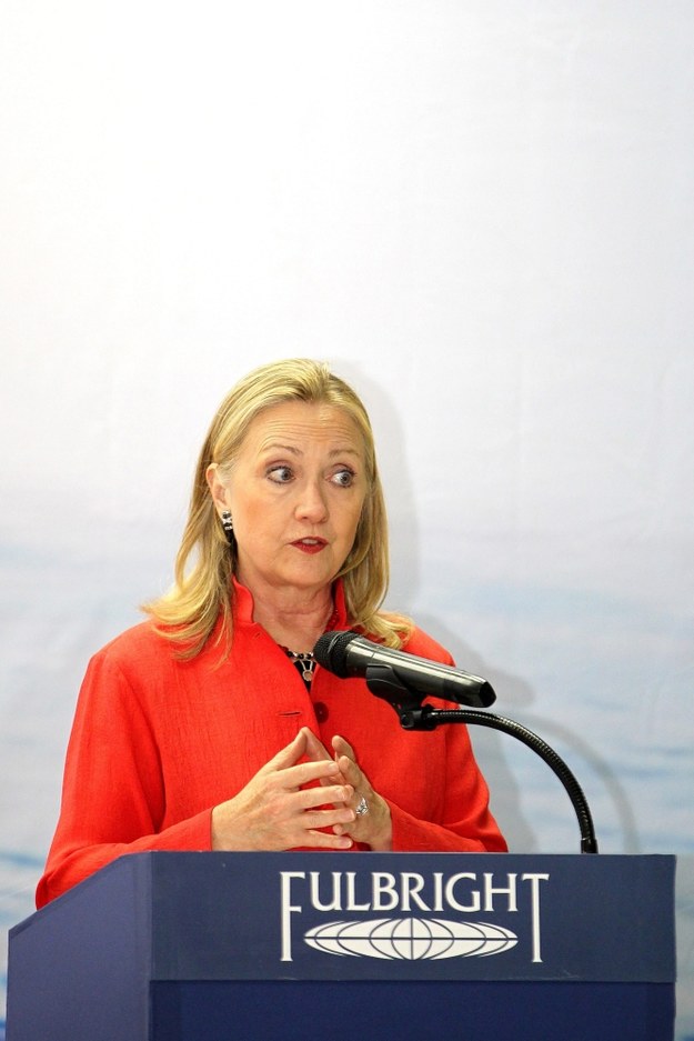 Hilary Clinton /LUONG THAI LINH / POOL    /PAP/EPA