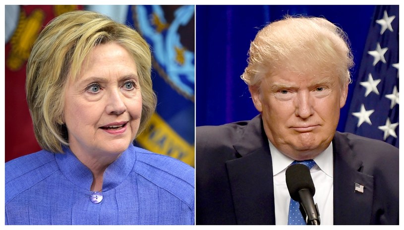 Hillary Clinton i Donald Trump /AFP