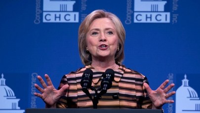 Hillary Clinton wznowiła kampanię. Z głośników popłynął hit "I feel good" [FILMY]