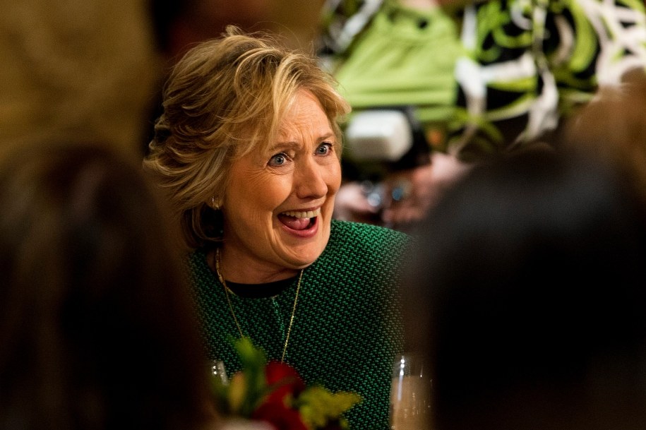 Hillary Clinton / 	ANDREW GOMBERT    /PAP/EPA