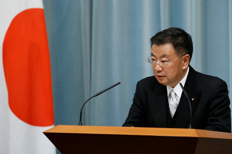 Hirokazu Matsuno, główny sekretarz gabinetu Japonii /KIM KYUNG-HOON /Agencja FORUM