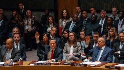 "Historyczna" decyzja ws. planu Trumpa. Rosja i Chiny się wstrzymały