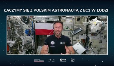 Historyczna rozmowa z polskim astronautą. Co robił na żywo z ISS?