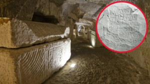 Historyczne graffiti w katakumbach w Izraelu. Ma 1400 lat i jest początkiem wielkiej zagadki