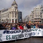 Hiszpania: Wielotysięczna manifestacja policjantów - domagają się podwyżek