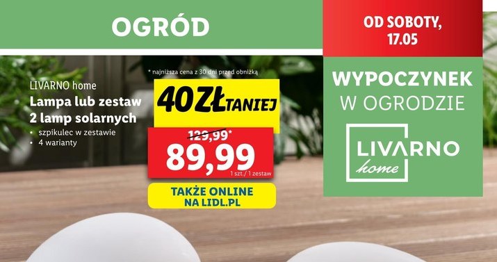 Hit do ogrodu i na taras już w Lidlu i Aldi! Klienci ruszą po te lampy /Lidl /INTERIA.PL