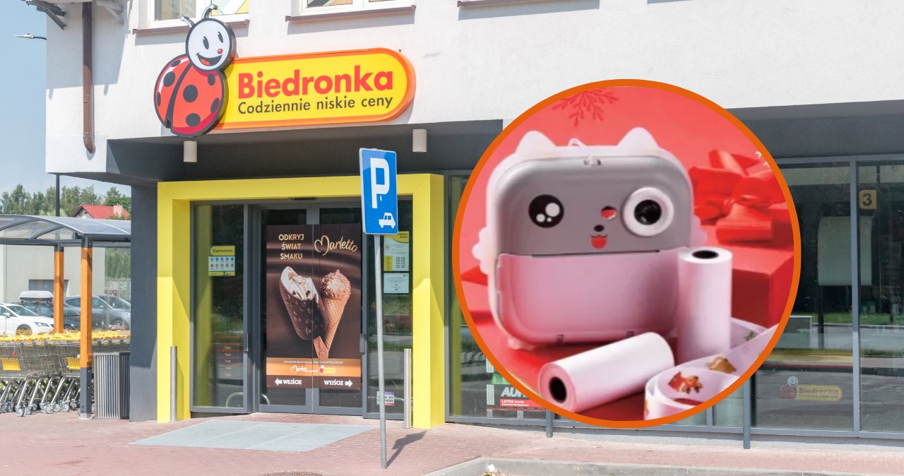 HIT na prezent dla dziecka! Aparat z drukarką w Biedronce na Święta! /adobestock/Biedronka /INTERIA.PL