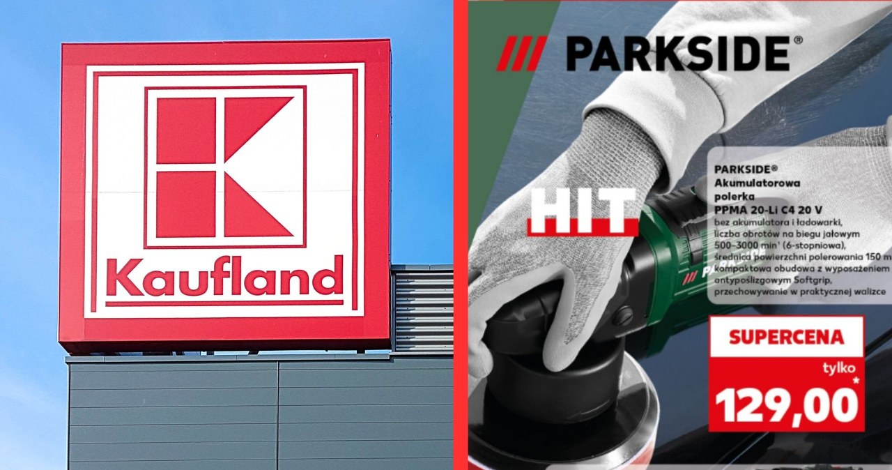 Hitowe narzędzia Parkside znów w Kauflandzie. Klienci już polują /Kaufland /INTERIA.PL