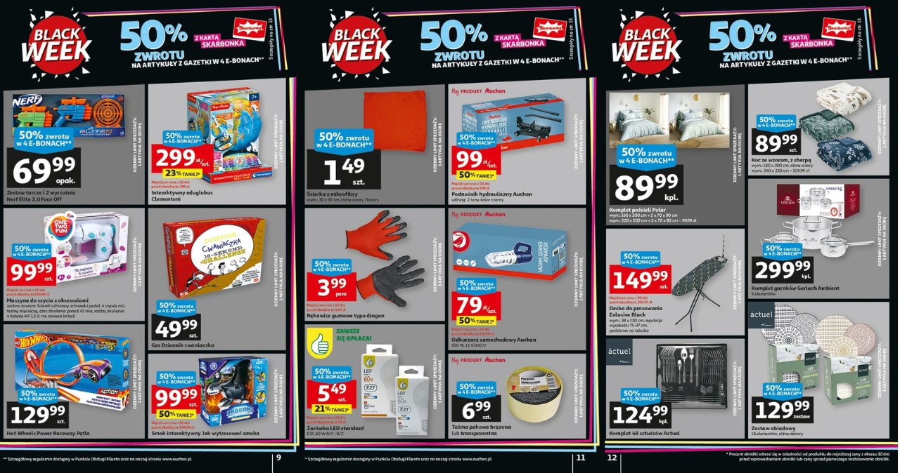 Hity Black Week w Auchan – Zgarnij elektronikę i zabawki za pół ceny! /Auchan