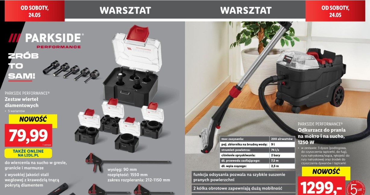 Hity od Parkside znów w Lidlu! Zobacz, co kupisz nawet 100 zł taniej /Lidl