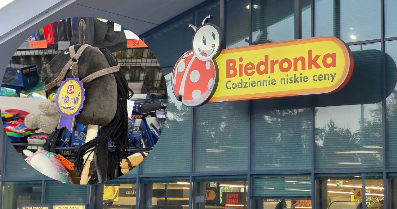 Hobby horsery atakują Biedronkę! Koń na patyku w supercenie /Canva Pro /INTERIA.PL