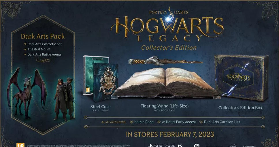 Hogwarts Legacy w wersji kolekcjonerskiej /materiały prasowe