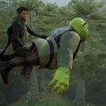 ​Hogwarts Legacy ze śmieszną modyfikacją: Shrek zamiast miotły do latania