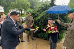 Hołd dla pułkownika Lipińskiego, bohatera spod Monte Cassino