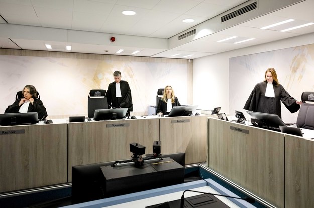Holenderski sąd przed ogłoszeniem wyroku /Sem van der Wal /PAP/EPA
