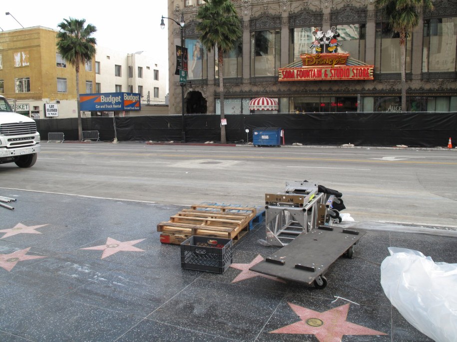Hollywood w zwyczajny, szary dzień nie robi takiego wrażenia &nbsp; /PAP/EPA