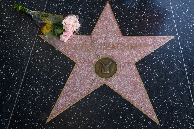 Hollywoodzka gwiazda Cloris Leachman dzień po śmierci aktorki, 27 stycznia 2021 roku /Emma McIntyre /Getty Images