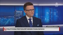 Hołownia w "Gościu Wydarzeń" o wyborach prezydenckich: Wyobrażam sobie drugą turę z Trzaskowskim i Tuskiem