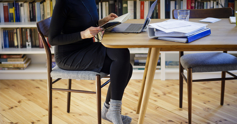 "Home office" to nowa codzienność w czasach pandemii. /Thomas Trutschel/Photothek /Getty Images /