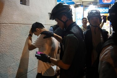 Hongkong. Policjanci w cywilu brali udział w protestach